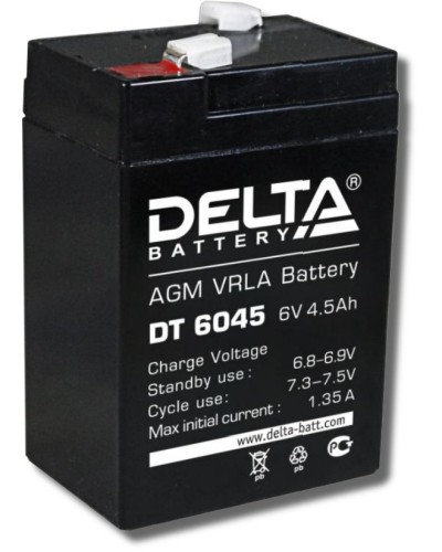 Delta DT 6045. Аккумулятор герметичный свинцово-кислотный. Delta в Абакане