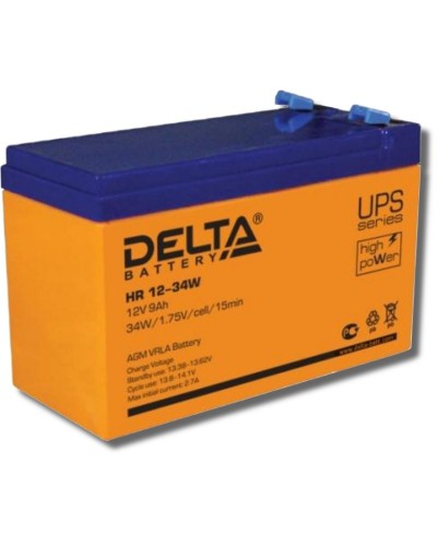 Delta HR 12-34 W. Аккумулятор герметичный свинцово-кислотный. Delta в Абакане