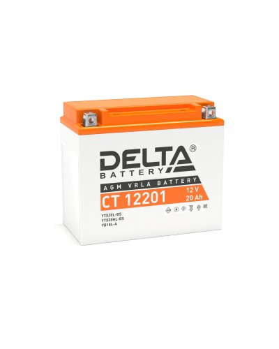 Delta CT 12201. Аккумулятор герметичный свинцово-кислотный стартерный. Delta в Абакане