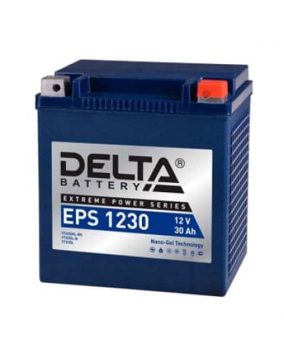 Delta EPS 1230. Аккумулятор герметичный свинцово-кислотный стартерный. Delta в Абакане
