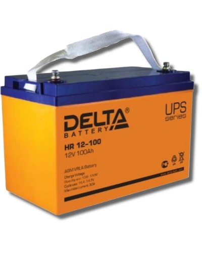 Delta HR 12-100. Аккумулятор герметичный свинцово-кислотный. Delta в Абакане