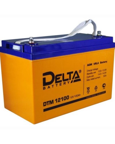 Delta DTM 12100 L. Аккумулятор герметичный свинцово-кислотный. Delta в Абакане