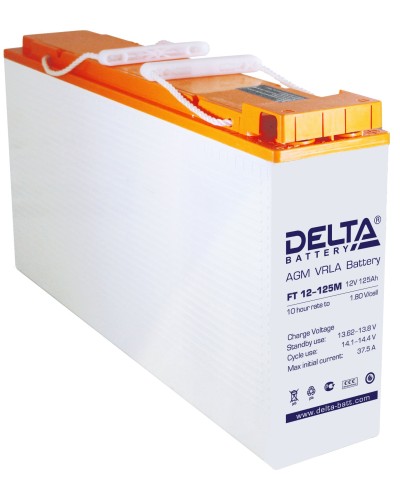 Delta FT 12-125 M. Аккумулятор герметичный свинцово-кислотный. Delta в Абакане