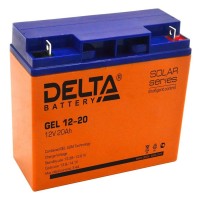Delta GEL 12-20. Аккумулятор герметичный свинцово-кислотный. Delta