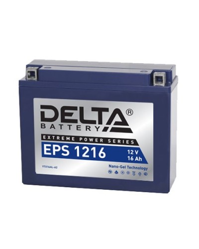 Delta EPS 1216. Аккумулятор герметичный свинцово-кислотный стартерный. Delta в Абакане