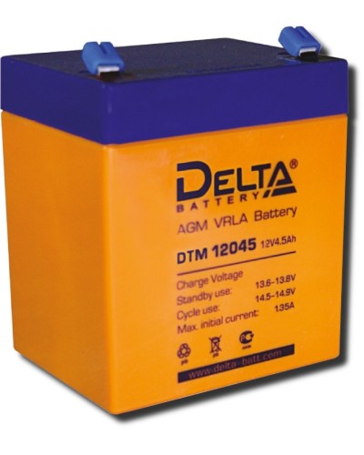 Delta DTM 12045. Аккумулятор герметичный свинцово-кислотный. Delta в Абакане