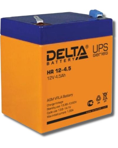 Delta HR 12-4.5. Аккумулятор герметичный свинцово-кислотный. Delta в Абакане
