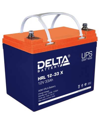 Delta HRL 12-33 X. Аккумулятор герметичный свинцово-кислотный. Delta в Абакане