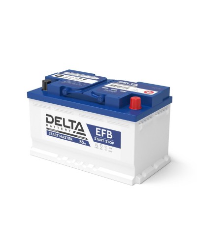 Delta START MASTER EFB 1285 (85 Ah). Аккумулятор автомобильный герметичный свинцово-кислотный. Delta в Абакане