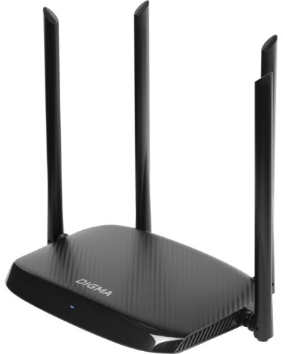 DWR-AC1201 AC1200 10/100BASE-TX черный. Роутер беспроводной. Digma в Абакане