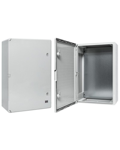Бокс пластиковый с монтажной платой 600х400х200 IP65 PROxima (PB65MP008). Бокс пластиковый антивандальный. EKF в Абакане
