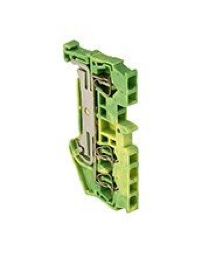 JXB-ST-2.5 3-проводная, земля, желто-зеленная (plc-jxb-st-2.5-3-pen). Колодка клеммная пружинная. EKF в Абакане