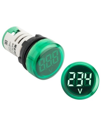 ED16-22VD (ed16-22vd-g). Индикатор значения напряжения зеленый. EKF в Абакане