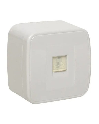 Минск Розетка RJ-45 1-местная ОП 1А (EGK01-035-10). Розетка RJ-45 1-местная ОП 1А. EKF в Абакане