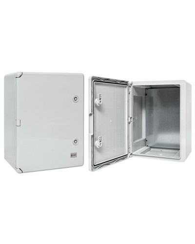 Бокс пластиковый с монтажной платой 500х400х180 IP65 PROxima (PB65MP006). Бокс пластиковый антивандальный. EKF в Абакане