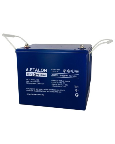 A.ETALON AHRX 12-630W (140). Аккумулятор герметичный свинцово-кислотный. ETALON в Абакане