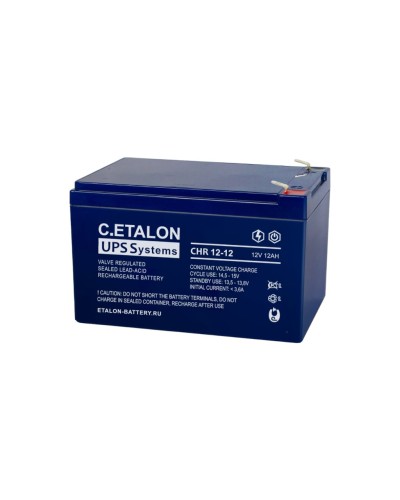 C.ETALON CHR 12-12. Аккумулятор герметичный свинцово-кислотный. ETALON в Абакане
