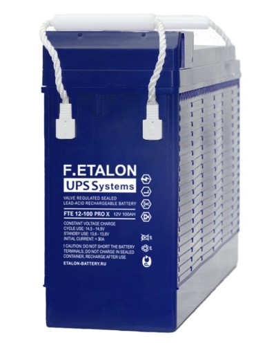 F.ETALON FTE 12-100 PRO X. Аккумулятор герметичный свинцово-кислотный. ETALON в Абакане