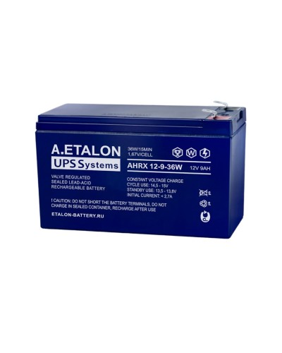 A.ETALON AHRX 12-9-36W. Аккумулятор герметичный свинцово-кислотный. ETALON в Абакане