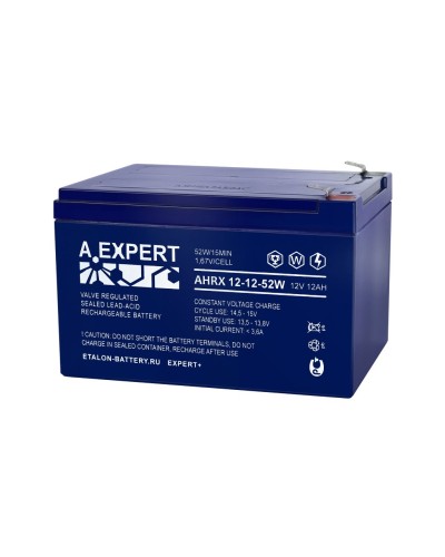 A.EXPERT AHRX 12-12-52W. Аккумулятор герметичный свинцово-кислотный. EXPERT в Абакане