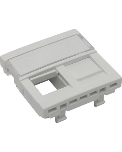 Вставка для 2-х модулей под RJ-45 кат.5e UTP, белая (45971 SBR): Вставка для 2-х модулей в Абакане