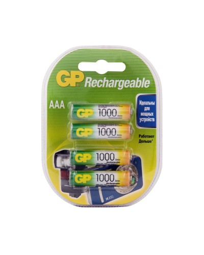 GP 100AAAHC AAA (GP 100AAAHC-2DECRC4), упак. 4 шт.. Перезаряжаемые аккумуляторы. GP Batteries в Абакане