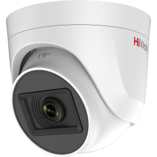 HDC-T020-P(B)(3.6mm). Бюджетная видеокамера мультиформатная купольная. HiWatch Ecoline