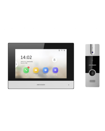 DS-KIS302-P. Комплект IP видеодомофона. Hikvision в Абакане