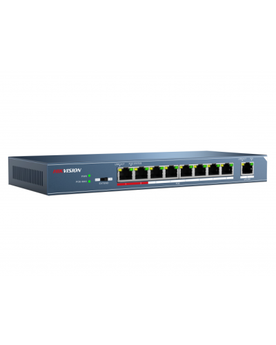 DS-3E0109P-E/M(B). Коммутатор с питанием POE. Hikvision в Абакане