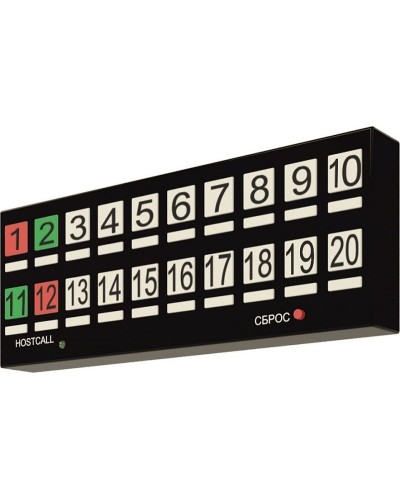 MP-730W2. Табло отображения. Hostcall в Абакане