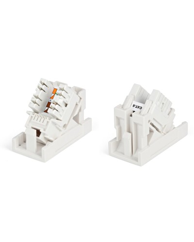 SIP2K-C6-M45-22.5. Вставка 45x22,5 с наклонным модулем RJ-45 категории 6. Hyperline в Абакане