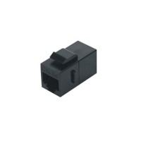 CA2-KJ-C5E-BK. Проходной адаптер. Hyperline
