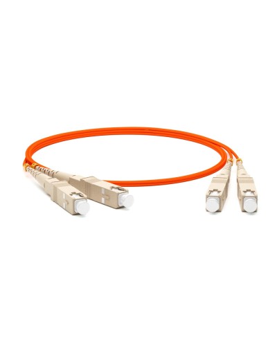 FC-D2-50-SC/PR-SC/PR-H-1M-LSZH-OR. Патч-корд волоконно-оптический SC-SC. Hyperline в Абакане