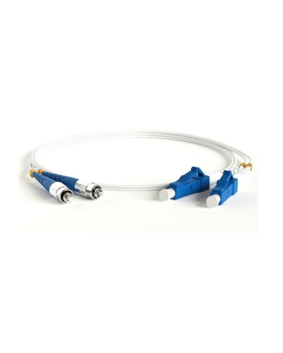 FC-D2-9A1-FC/UR-LC/UR-H-1M-LSZH-WH. Патч-корд волоконно-оптический FC-LC. Hyperline в Абакане