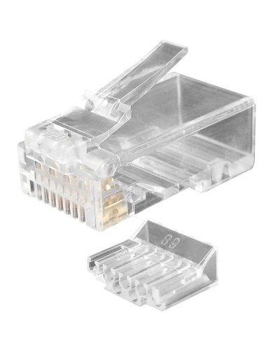 PLUG-8P8C-UV-C6-100 (100 шт). Разъем RJ-45. Hyperline в Абакане