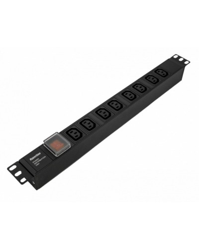 SHE19-8IEC-S-IEC. Блок розеток 19. Hyperline в Абакане
