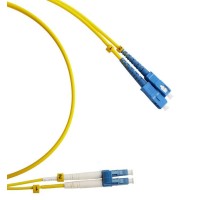 FC-D2-9-LC/UR-SC/UR-H-2M-LSZH-YL. Патч-корд волоконно-оптический LC/UPC-SC/UPC. Hyperline