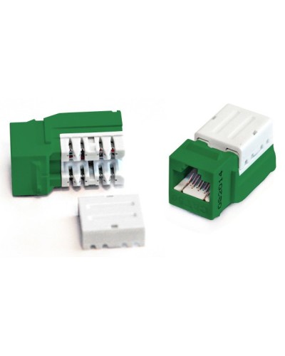 KJNE-8P8C-C5e-90-GN. Вставка Keystone Jack RJ-45. Hyperline в Абакане