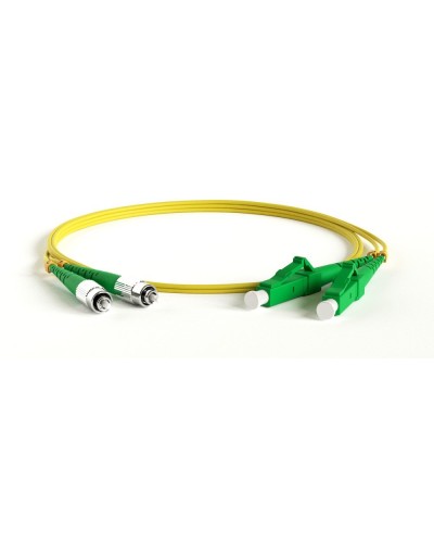 FC-D2-9-FC/AR-LC/AR-H-1M-LSZH-YL. Патч-корд волоконно-оптический FC-LC. Hyperline в Абакане