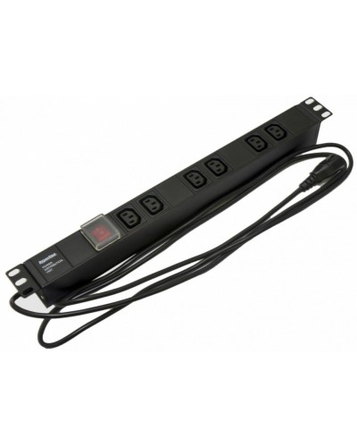 SHE19-6IEC-S-2.5IEC. Блок розеток 19. Hyperline в Абакане