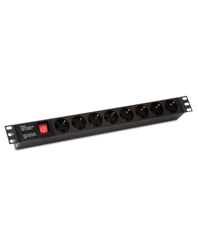SHE19-6SH-S-IEC. Блок розеток 19. Hyperline в Абакане