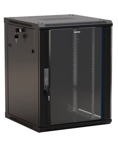 TWB-0645-GP-RAL9004. Шкаф телекоммуникационный 19 настенный 6U. Hyperline в Абакане