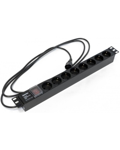 SHE19-8SH-S-2.5IEC. Блок розеток 19. Hyperline в Абакане