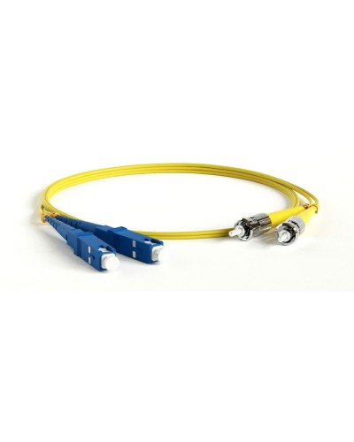 FC-D2-9-SC/UR-ST/UR-H-1M-LSZH-YL. Патч-корд волоконно-оптический ST-SC. Hyperline в Абакане