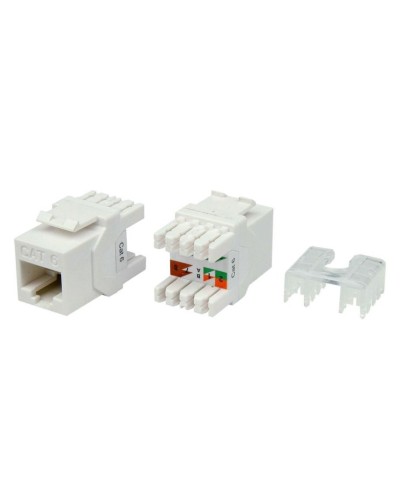 KJ8-8P8C-C6-180-WH. Вставка Keystone Jack RJ-45. Hyperline в Абакане