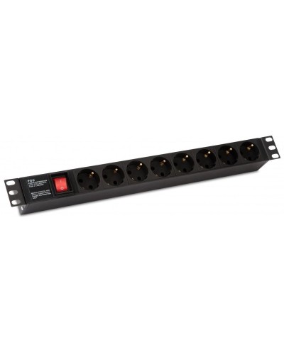 SHE19-8SH-S-IEC. Блок розеток 19. Hyperline в Абакане
