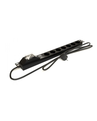 SHE19-7SH-BF-2.5EU. Блок розеток 19. Hyperline в Абакане