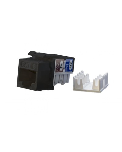 KJ9-8P8C-C6-90-BK. Вставка Keystone Jack RJ-45. Hyperline в Абакане