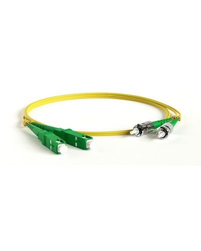 FC-D2-9-SC/AR-ST/AR-H-1M-LSZH-YL. Патч-корд волоконно-оптический ST-SC. Hyperline в Абакане