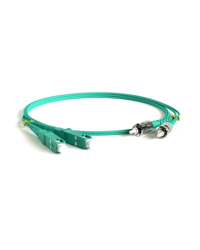 FC-D2-503-SC/PR-ST/PR-H-3M-LSZH-AQ. Патч-корд волоконно-оптический многомодовый. Hyperline в Абакане